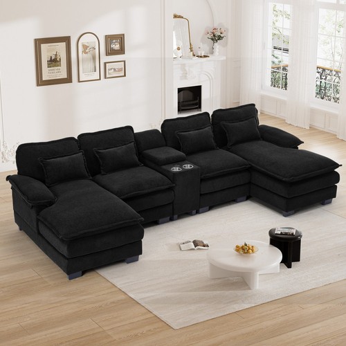 Modern 133 shaped sectional - shaped,